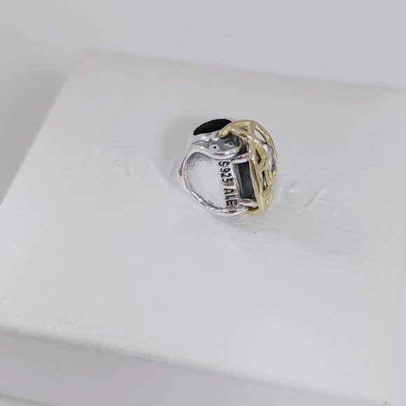 Pandora Miami Dolphins NFL Football Helmet Charm 14K Gold and S925 Silver - Picture 4 of 6